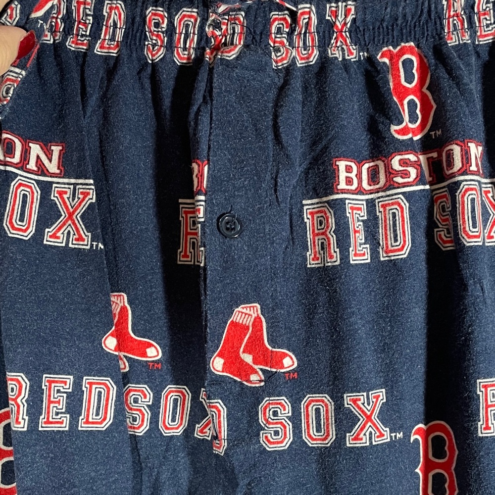 MLB Boston Red Sox Navy Lounge Pants - Picture 4 of 8